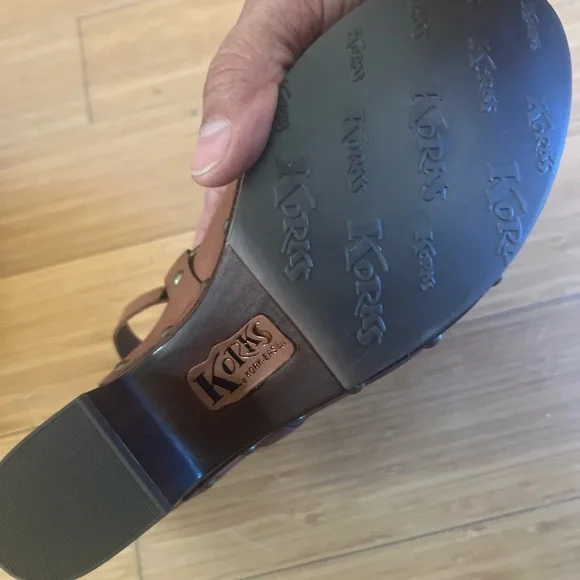 Kork-Ease Women's Brown Leather Dressy Clogs Mules /NWT sz 9 - Picture 9 of 9